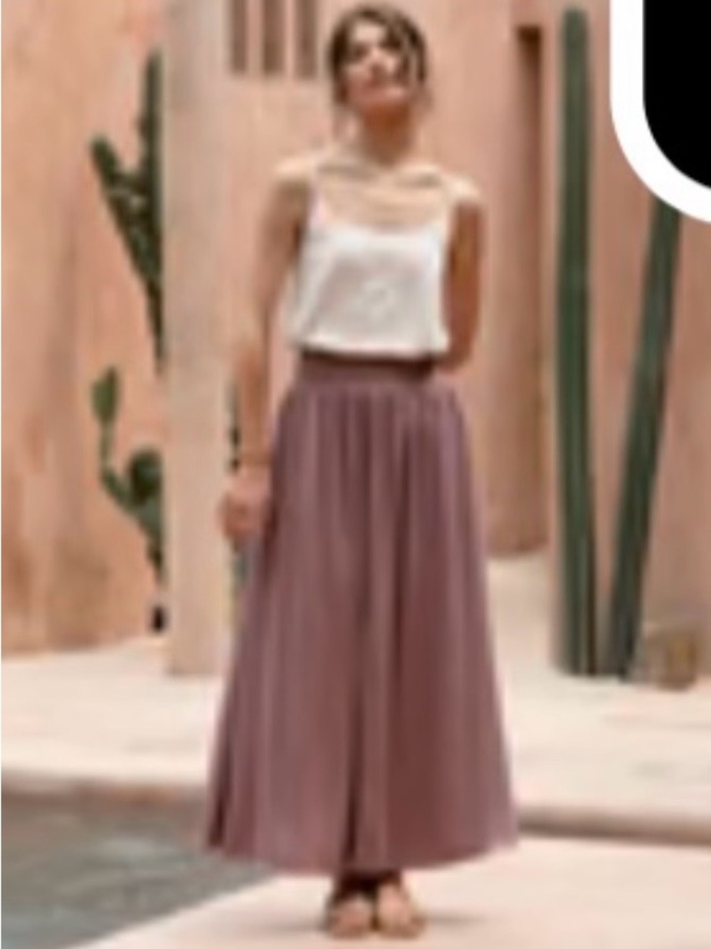 Nomad the Label Samara Ecovera Skirt, Plum, Size M/L